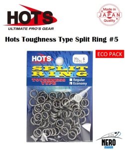 Hots Toughness Type Split Ring Halka No:5  45 Kg. / 100 Lb. Ekonomik Paket
