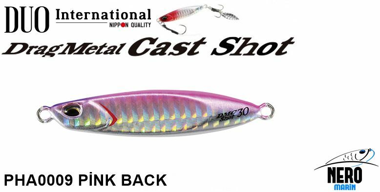 Duo Drag Metal Cast Shot Jig 15Gr. PHA0009 Pink Back