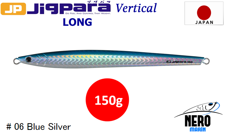 MC Jigpara Vertical Long JPVL-150gr #06 Blue Silver