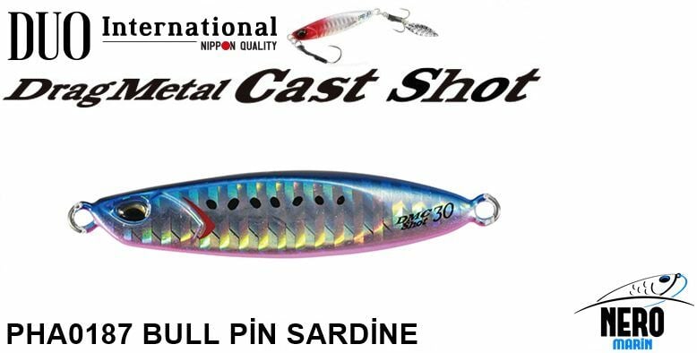 Duo Drag Metal Cast Shot Jig 15Gr. PHA0187 Blue Pink Sardine