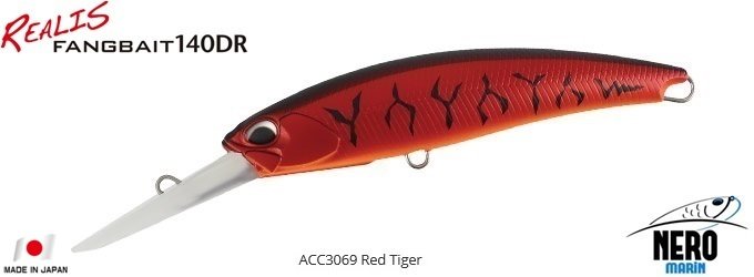 Realis Fangbait 140DR ACC3069 / Red Tiger