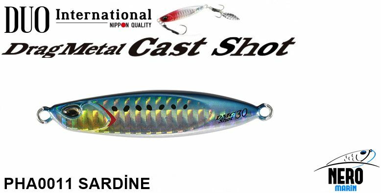 Duo Drag Metal Cast Shot Jig 40Gr. PHA0011 Sardine