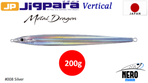 MC Metal Dragon Jig MDGN-200 #008 Silver