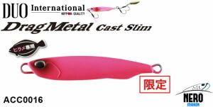 Drag Metal Cast Slim Hirame Jig 40Gr. ACC0016 Mat Pink