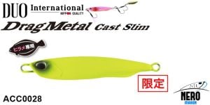 Drag Metal Cast Slim Hirame Jig 40Gr. ACC0028 Mat Chart