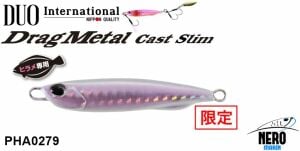 Drag Metal Cast Slim Hirame Jig 40Gr. PHA0279 UV Tsuregisu GB