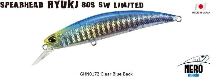 Spearhead Ryuki 80S SW  GHN0172 / Clear Blue Back