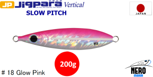 MC Jigpara Vertical Slow Pitch JPVSP-200gr #18 Glow Pink