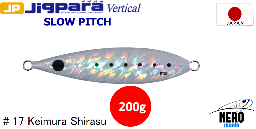 MC Jigpara Vertical Slow Pitch JPVSP-200gr #17 Keimura Shirasu