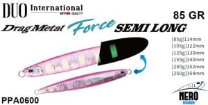 Duo Drag Metal Force Semi-Long Jig 85Gr. PPA0600 W Pink Silver GZ