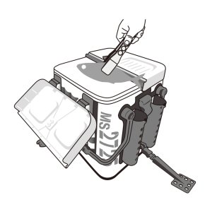 Daiichiseiko Tackle carrier MS2725 White