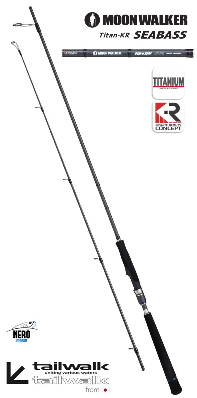 Tailwalk Moonwalker Seabass 96ML-Ti RIVER 2,92mt. / 10-35gr.