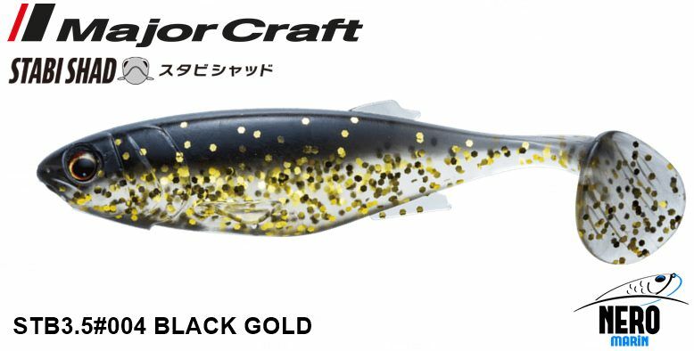 MC Stabi Shad STB-Fat 3.5L #004 BLACK GOLD