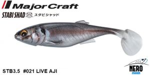 MC Stabi Shad STB-Fat 3.5L #021 LIVE AJI