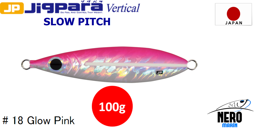 MC Jigpara Vertical Slow Pitch JPVSP-100gr #18 Glow Pink