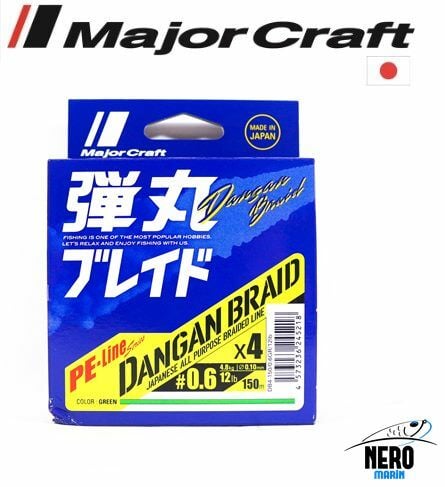 MC Dangan Braid İp DB4 PE 0.6/0.06mm/12Lb/5.4kg/150 metre