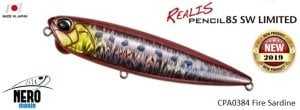 Realis Pencil  85 SW CPA0384 Fire Sardine