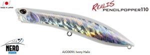 Realis Pencil Popper 110  AJO0091 / Ivory Halo