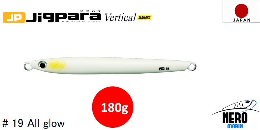 MC Jigpara Vertical Ikanago JPVIK-180gr #19 All Glow