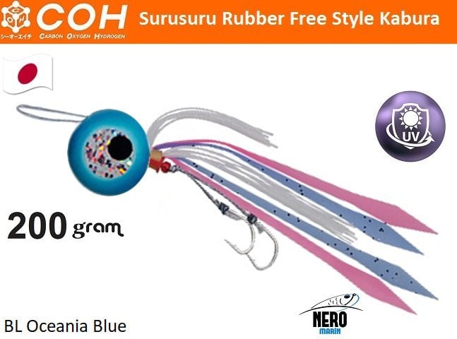 COH Kabura Slider Tai Rubber Jig 200gr. / BL