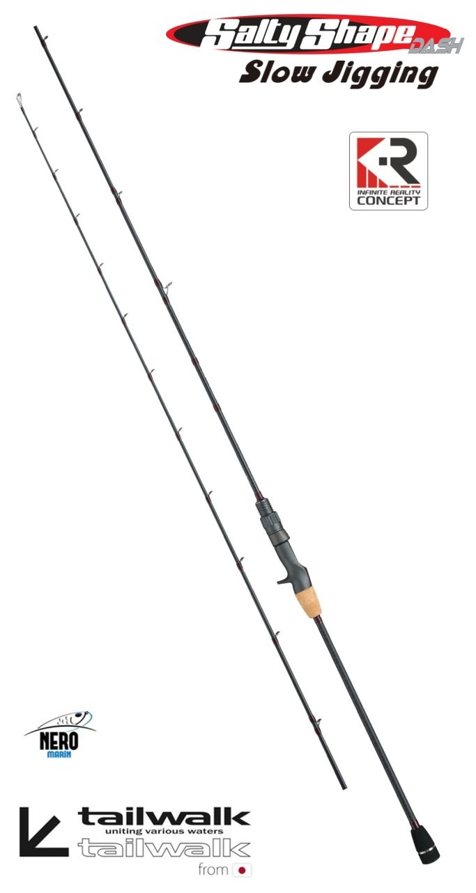 Tailwalk Salty Shape Slow Jigging Kamışı C63/180  190cm. Max. 190gr.