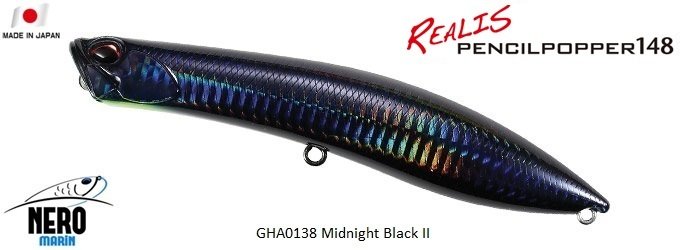 Realis Pencil Popper 148  GHA3138 / Midnight Black II