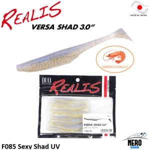 Duo Realis Versa Shad 3\'\' Silikon Yem F085 Sexy Shad UV
