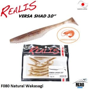 Duo Realis Versa Shad 3'' Silikon Yem F080 Natural Wakasagi
