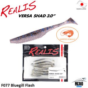 Duo Realis Versa Shad 3'' Silikon Yem F077 Bluegill Flash