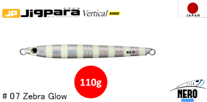 MC Jigpara Vertical Ikanago JPVIK-110gr #07 Zebra Glow