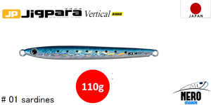 MC Jigpara Vertical Ikanago JPVIK-110gr #01 Iwashı