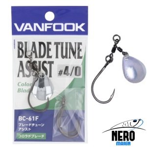 Vanfook Colorado Blade BC-61F Fusso Black #4/0 (1+2hooks pack)