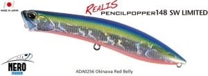 Realis Pencil Popper SW Limited 148SW  ADA0256 / Okinawa Red Belly