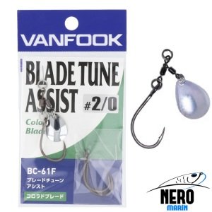 Vanfook Colorado Blade BC-61F Fusso Black #2/0 (1+2hooks pack)