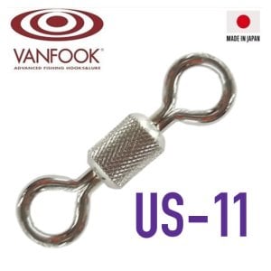 Vanfook Ultra Spin Swivel US-11 Silver #1 (16 pcs./pack)