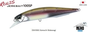 Realis Jerkbait 100SP  DSH3061 / Komochi Wakasagi