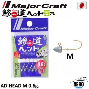 MC Ajido Jighead AD-HEAD 0.6/M (5pcs. Bag)