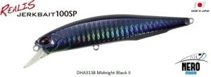 Realis Jerkbait 100SP  DHA3138 / Midnight Black II