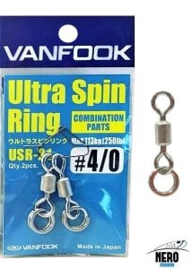 Vanfook Ultra Spin Ring USR-21 Silver #4/0 (2 pcs./pack)