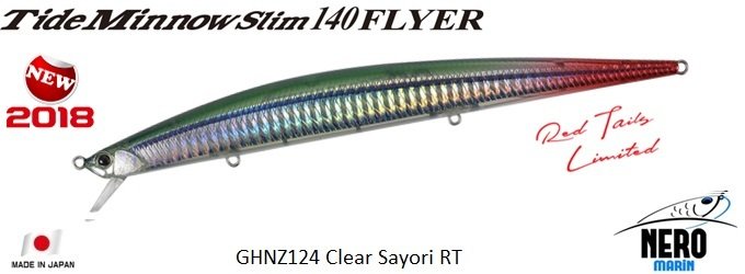 Tide Minnow Slim Flyer 140 GHNZ124 / Clear Sayori RT