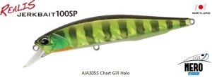 Realis Jerkbait 100SP  AJA3055 / Chart Gill Halo