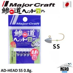 MC Ajido Jighead AD-HEAD 0.8/SS (5pcs. Bag)