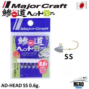 MC Ajido Jighead AD-HEAD 0.6/SS (5pcs. Bag)