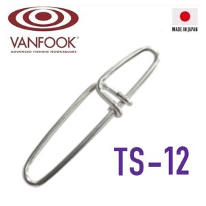 Vanfook Twin Claw Snap TS-12 Silver #2 (5 pcs./pack)