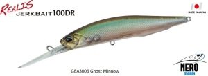 Realis Jerkbait 100DR  GEA3006 / Ghost Minnow