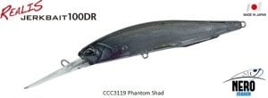 Realis Jerkbait 100DR  CCC3119 / Phantom Shad