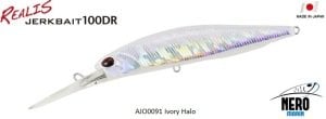 Realis Jerkbait 100DR  AJO0091 / Ivory Halo