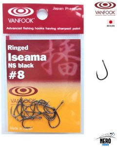 Vanfook Tek İğne Ringed Iseama NS Black #8 (13 pcs./pack)