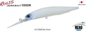 Realis Jerkbait 100DR  ACC3008 / Neo Pearl