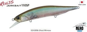 Realis Jerkbait 110SP  GEA3006 / Ghost Minnow